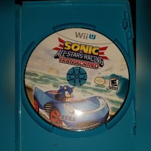 Used "Sonic & All-Stars Racing Transformed" Video Game  for Nintendo Wii U Syste
